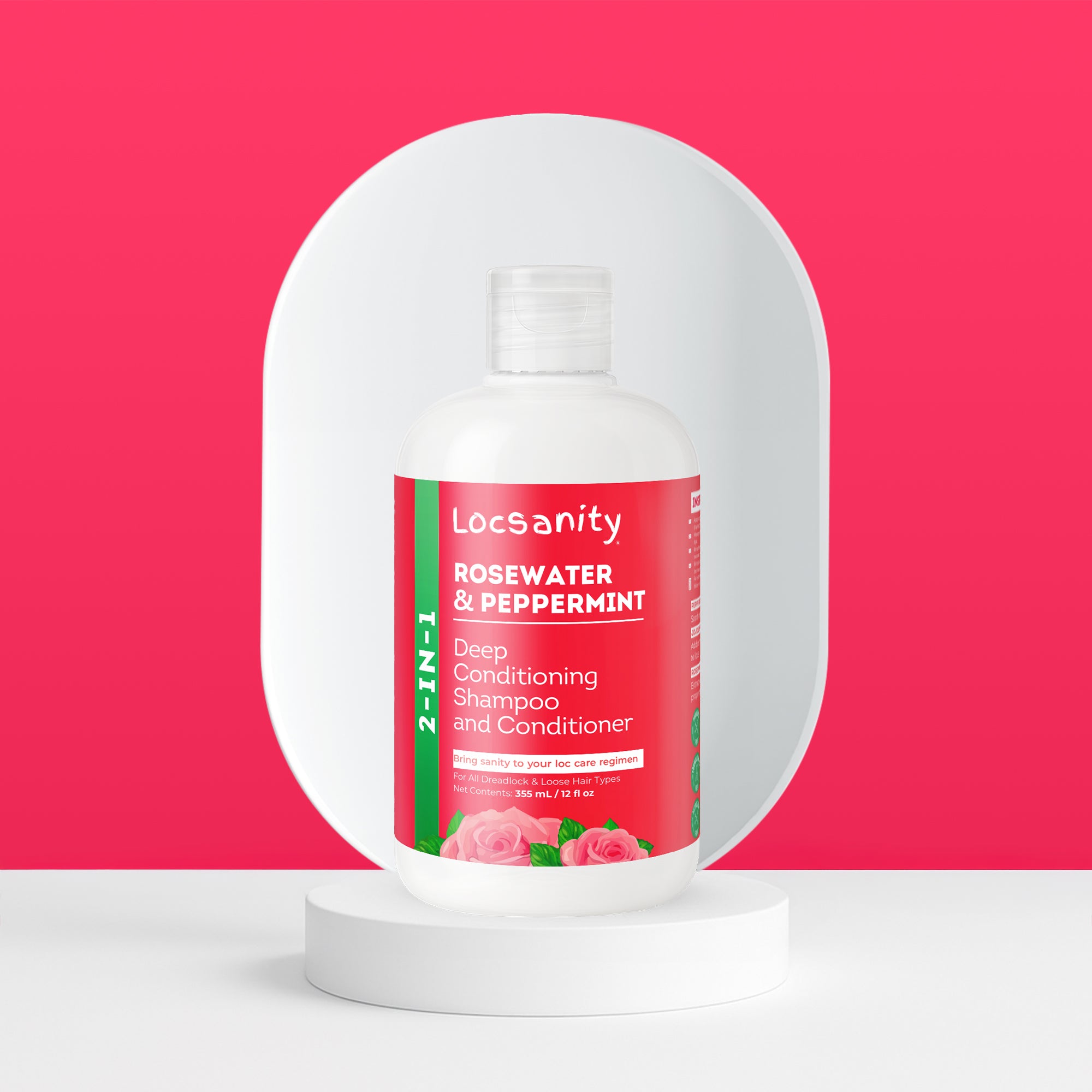 Rosewater and Peppermint Moisturizing, Conditioning and Nourishing