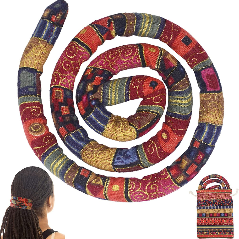 Bendable Hair Dread Tie For Dreadlocks Just Like A Spiralock, 60cm Long Felt - Foto 7