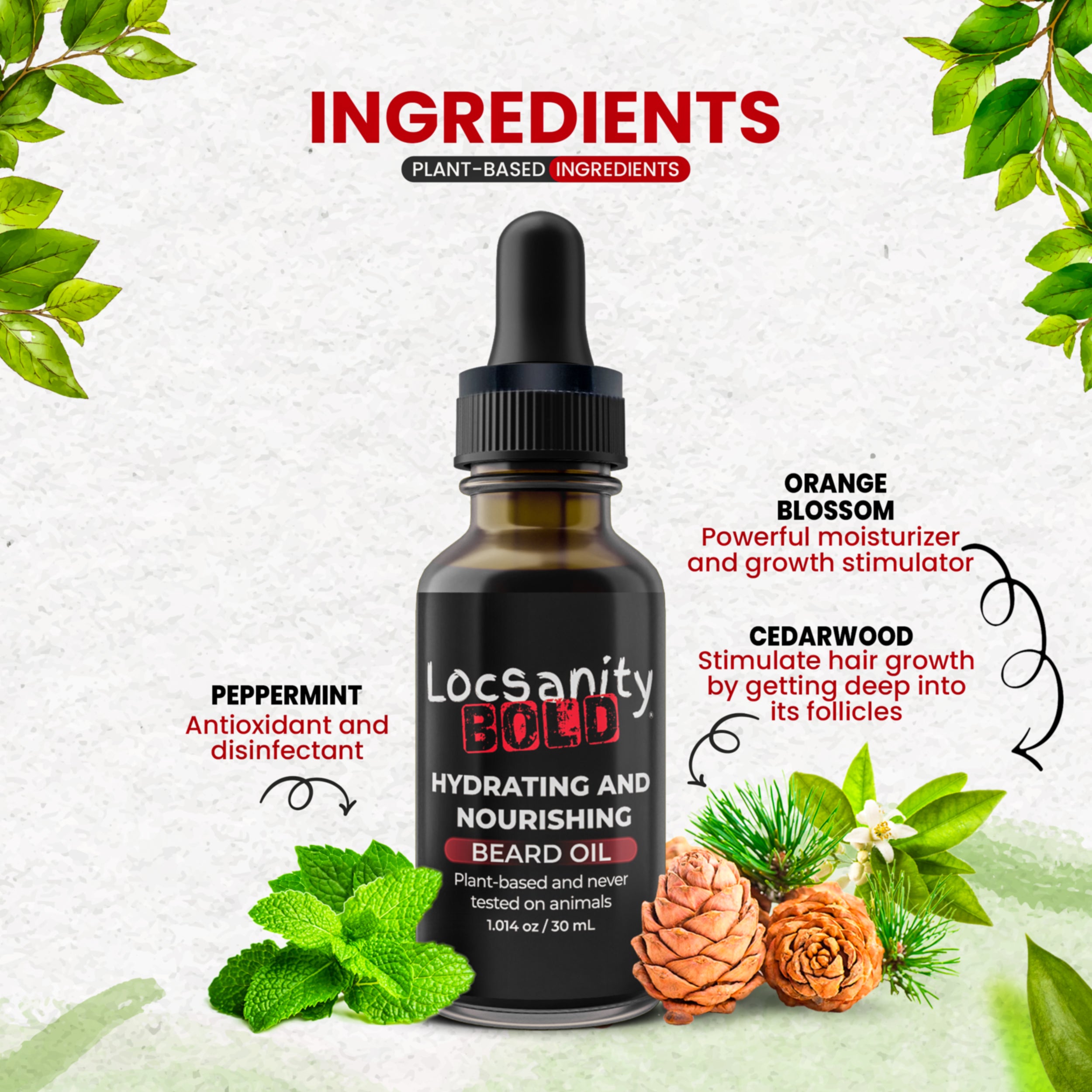 Locsanity BOLD Hydrating and Nourishing Beard Oil