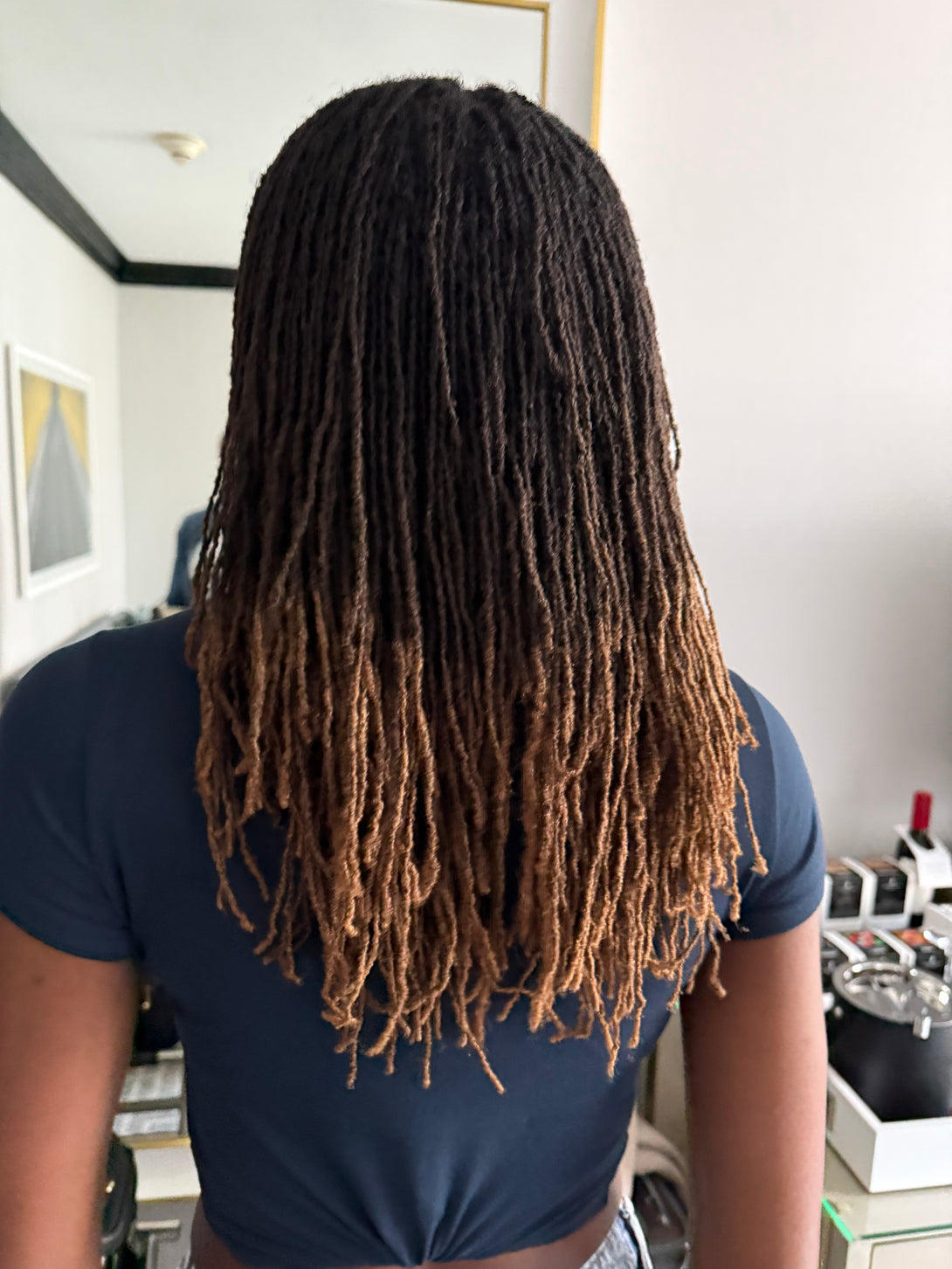 100% Real Human Hair Microlocks .15cm With or Without Curly Ends 10