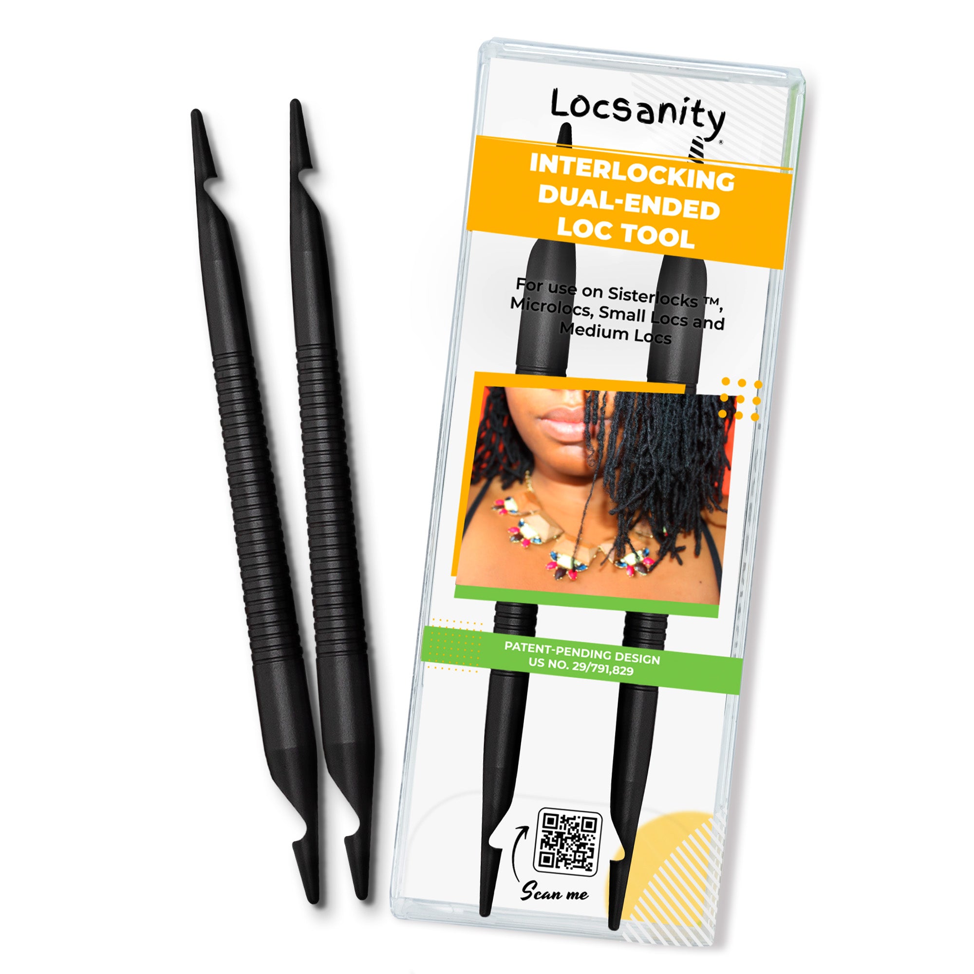 Locsanity Dreadlocks Tool Single, Double, and Triple Set Tapered Croch