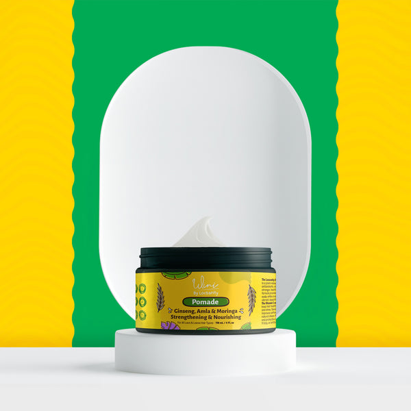 Wini by Locsanity Pomade for Loose Natural Hair - Amla, Moringa, Tamanu, Flax Seed, Ginseng, Baobab, 4 OZ