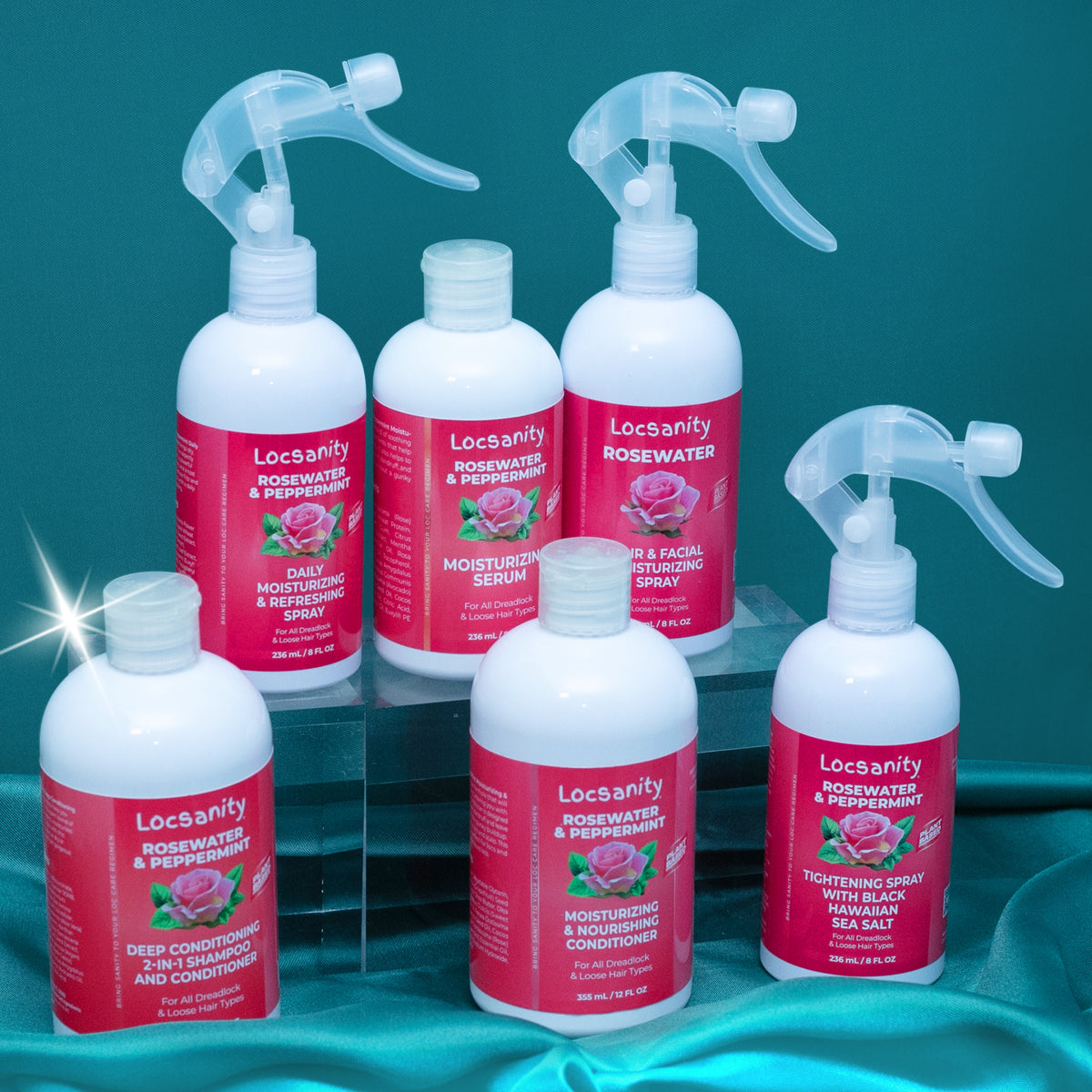 Rosewater Peppermint Loccare Bundle