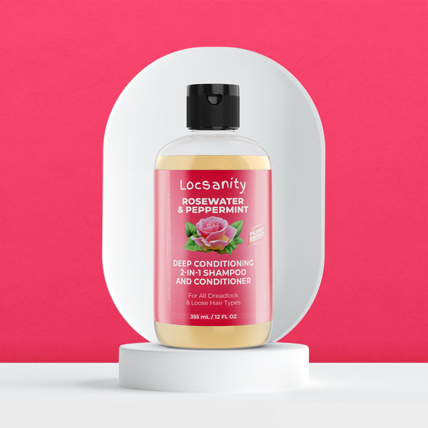 Rosewater and Peppermint Moisturizing, Conditioning and Nourishing Shampoo