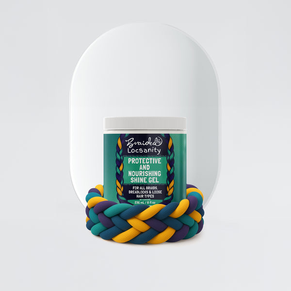Braided by Locsanity Protective & Nourishing Style Sculpt & Shine Gel