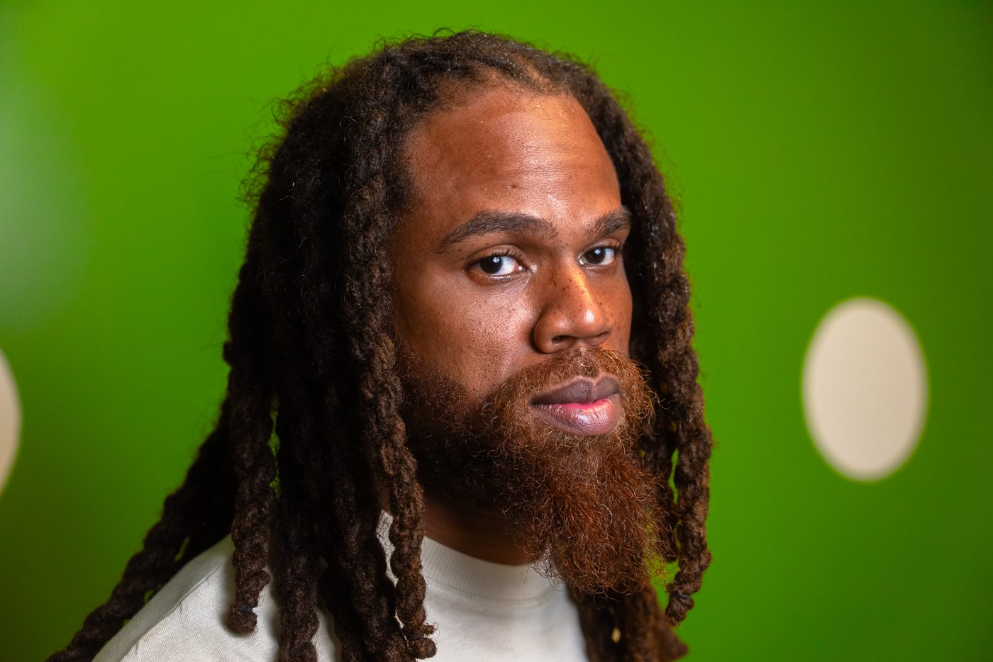 Man with healthy locs